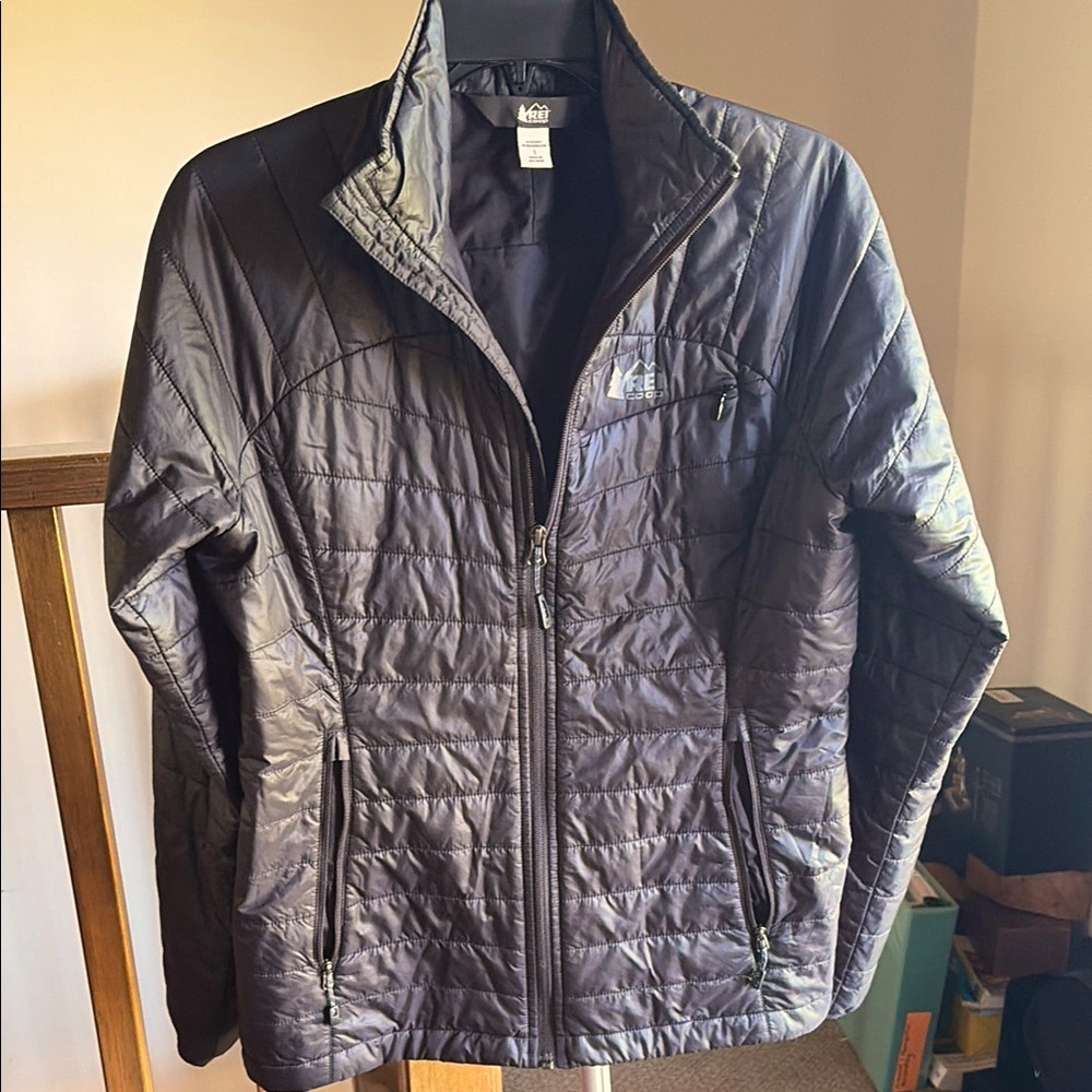 REI Women's Black Quilted Insulated Jacket